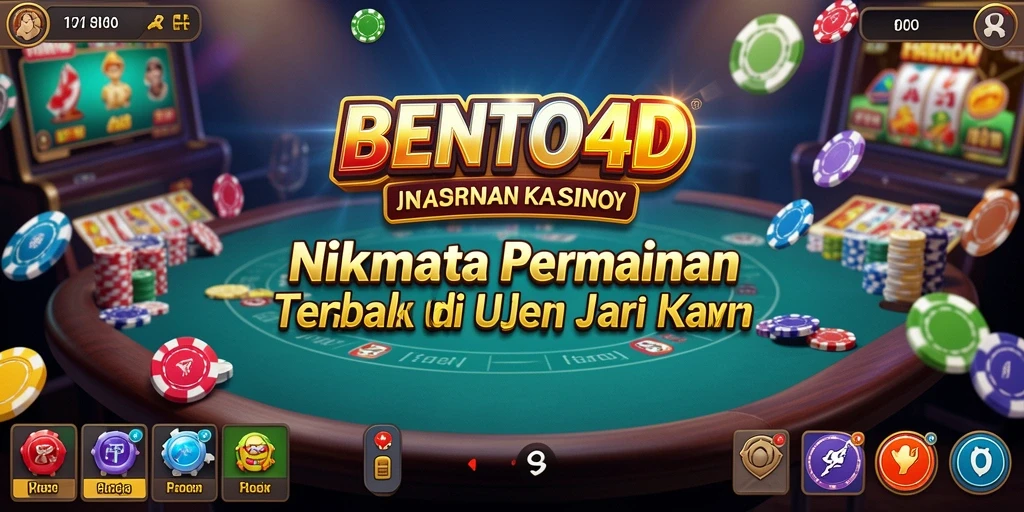 Tampilan gameplay BENTO4D yang mendebarkan saat memainkan slot kasino.