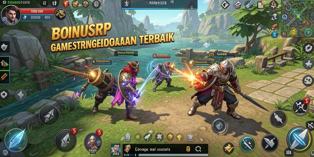 Tampilan gameplay seru dari BONUSRP yang menguji strategi dan keterampilan.