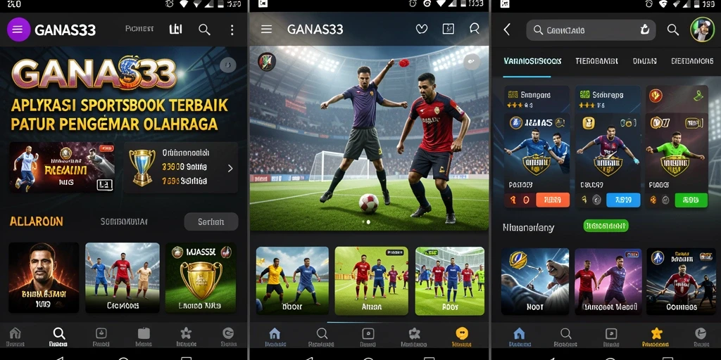 Tampilan menarik dari gameplay aplikasi Sportsbook GANAS33.