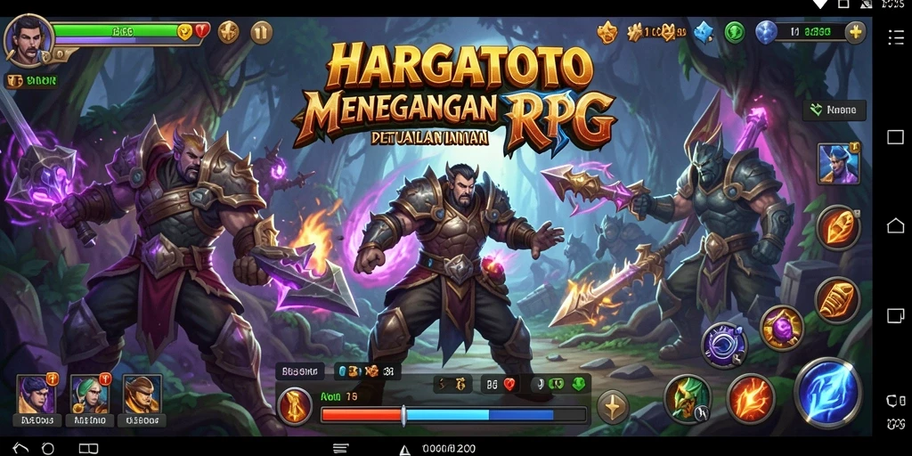 Gameplay HARGATOTO yang menegangkan dan penuh strategi di dunia RPG.