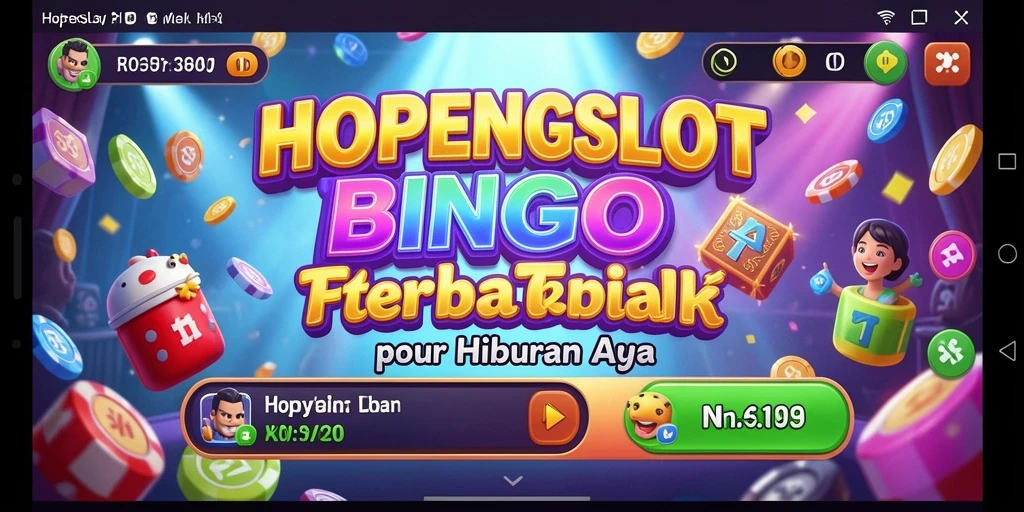 Gambar menunjukkan gameplay seru HOPENGSLOT dengan banyak pemain bermain Bingo.