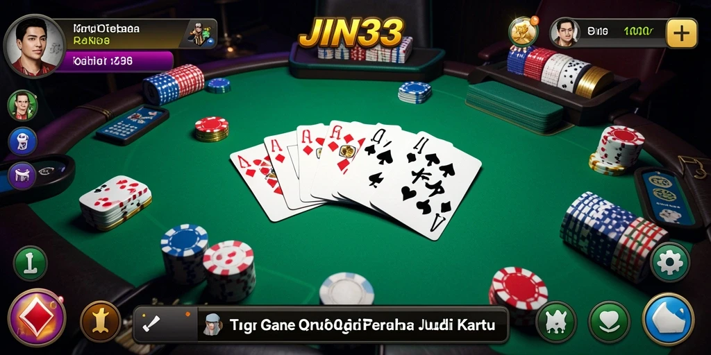 Tampilan gameplay seru QiuQiu di JIN33.