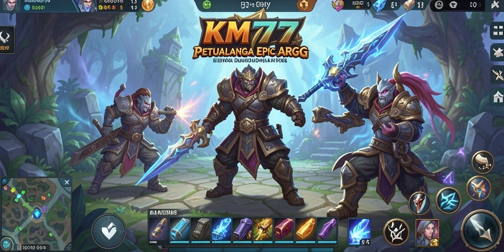Tampilan gameplay ARPG yang penuh aksi dan strategi.