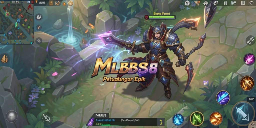 Menampilkan aksi epik dalam gameplay RPG MLBB8.