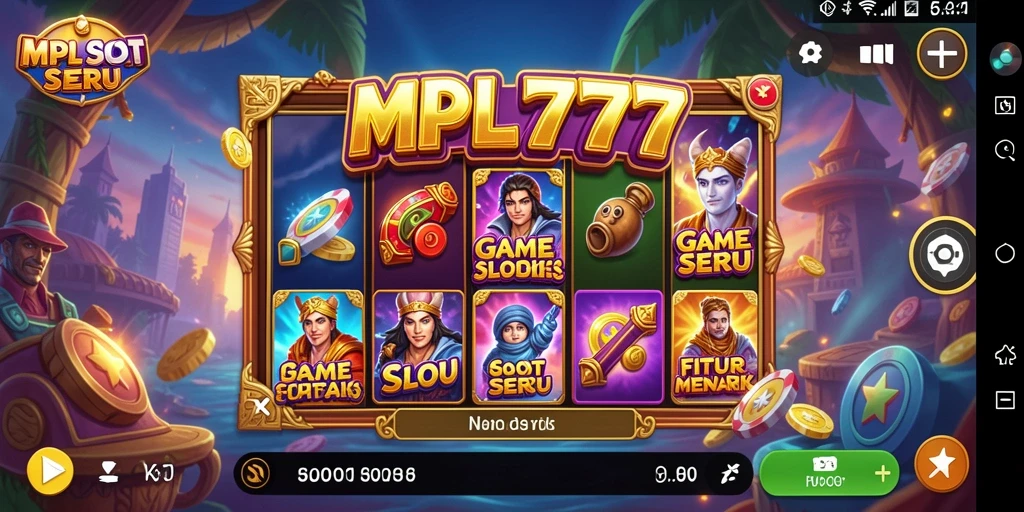 Tampilan menarik dari gameplay Slot dalam MPL777.