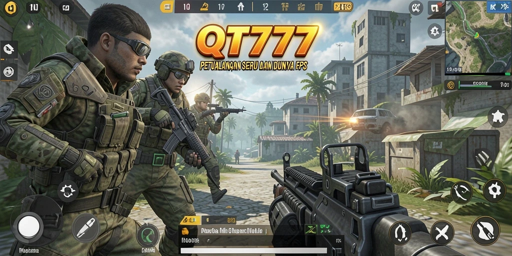 Tampilan menarik dari gameplay QT777 yang mendebarkan.
