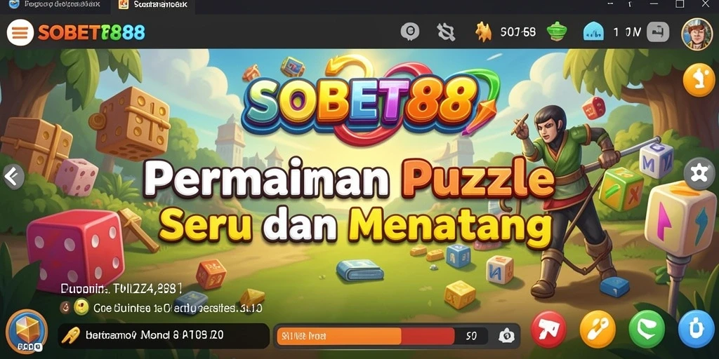Tampilan gameplay <strong>SOBET88</strong> yang menarik dengan berbagai tantangan puzzle.