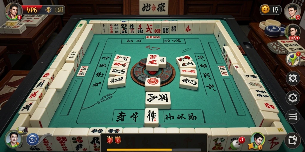 Tampilan gameplay Mahjong yang seru dan menantang di SVIP6.