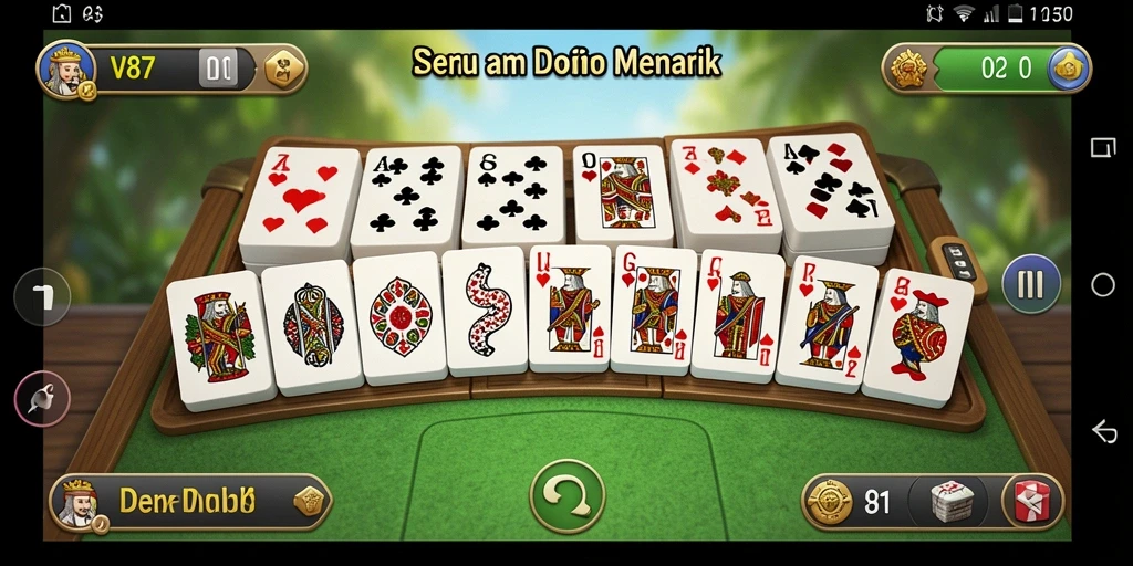 Gameplay seru Domino di V87 dengan grafis menawan.